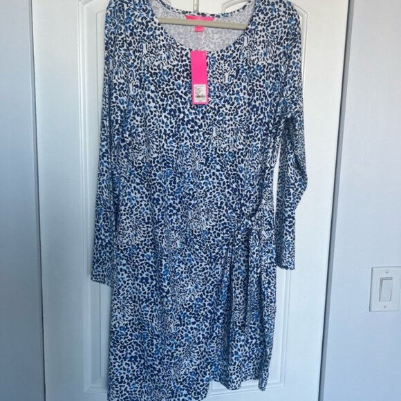Lilly Pulitzer Bryson Long Sleeve Jersey Dress xxl nwt - Picture 4 of 5